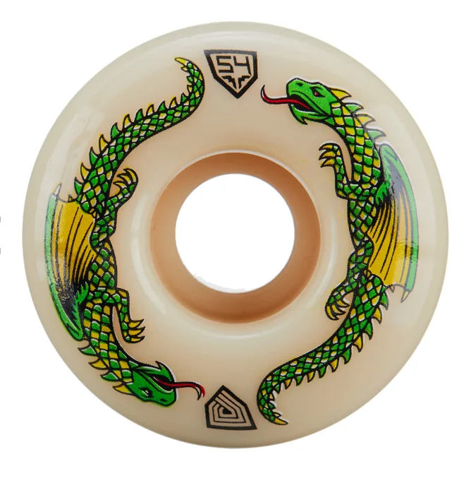 Skateboard Wheels with Reinforced Edges-Powell Peralta Dragon Formula 54mm Wheels