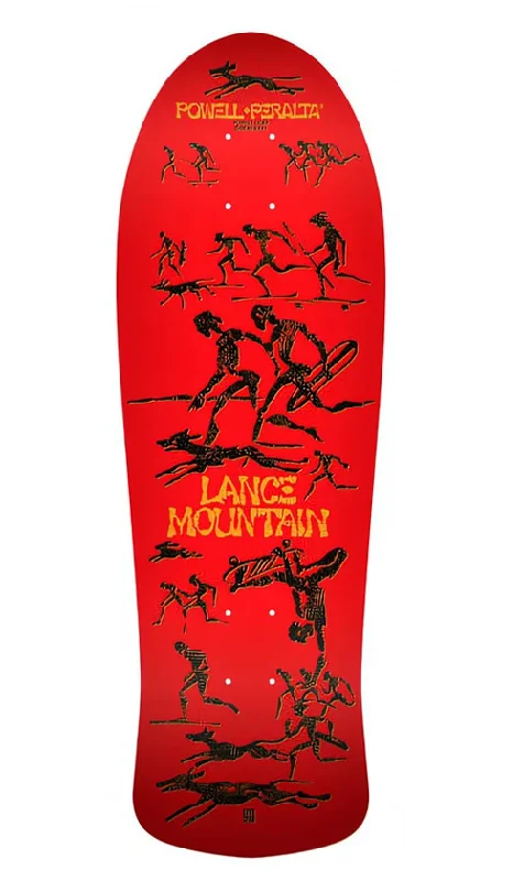 Skateboard Deck with Rounded Nose-Powell Peralta Lance Mountain Bones Brigade Series 15 Deck 10in