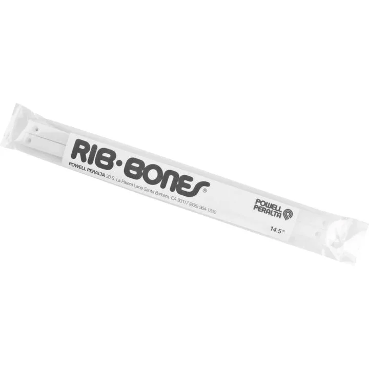 Mini Skateboard Rails-Powell Peralta Rib Bones Rails White