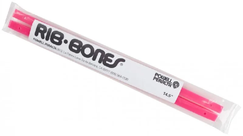 High-Strength Skateboard Rails-Powell Peralta Rib Bones Skateboard Rails - Pink - 14.5"