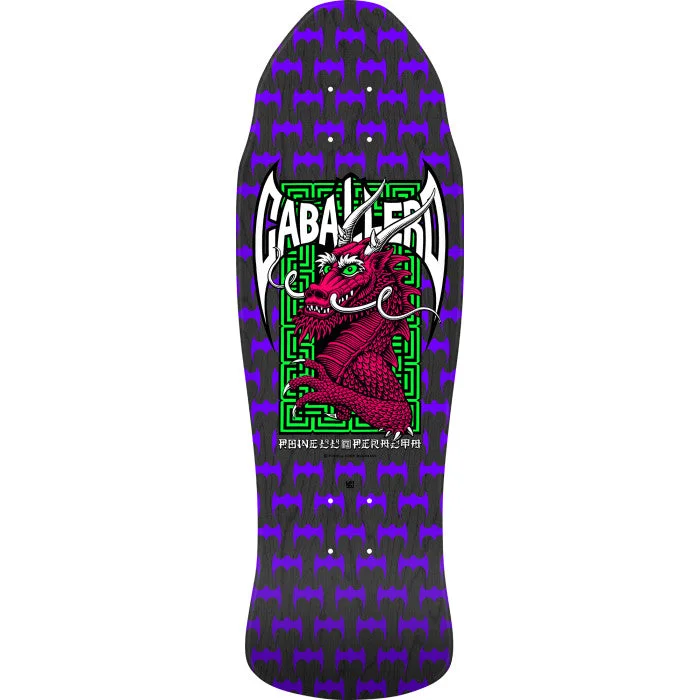 Skateboard Deck with Reinforced Edges-Powell Peralta Steve Caballero Street Reissue Skateboard Deck - 9.62"