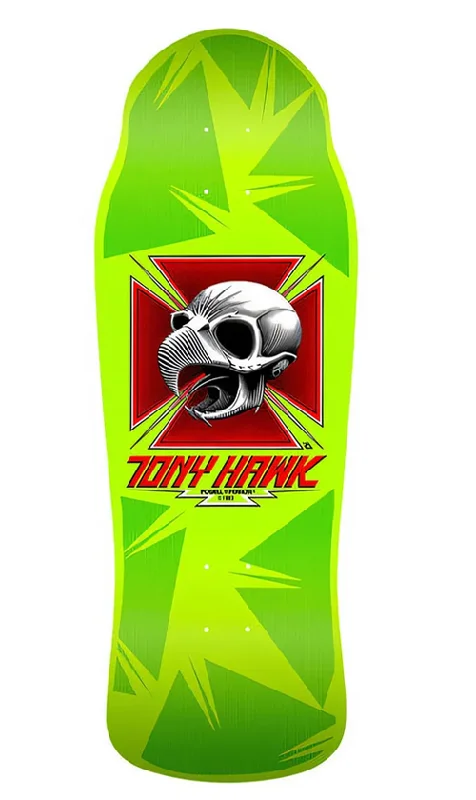 Skateboard Deck for Bowl Skating-Powell Peralta Tony Hawk Bones Brigade Series 15 Deck 10.38in