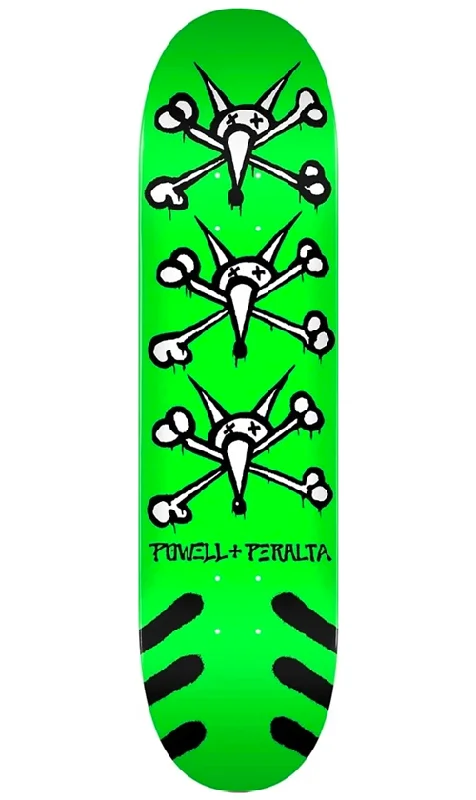 Skateboard Deck with Bold Colors-Powell Peralta Vato Rats Green Deck 7.0in