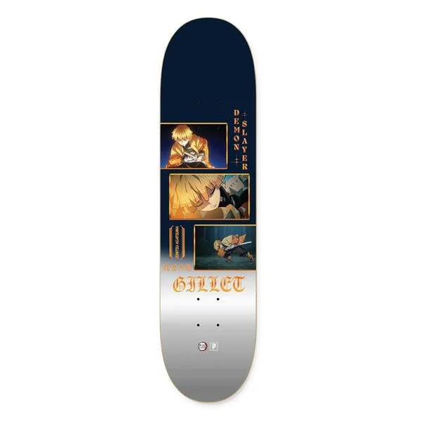 Skateboard Deck for Competitive Riders-Primitive Gillet Thunder Skateboard Deck Blue - 8.38