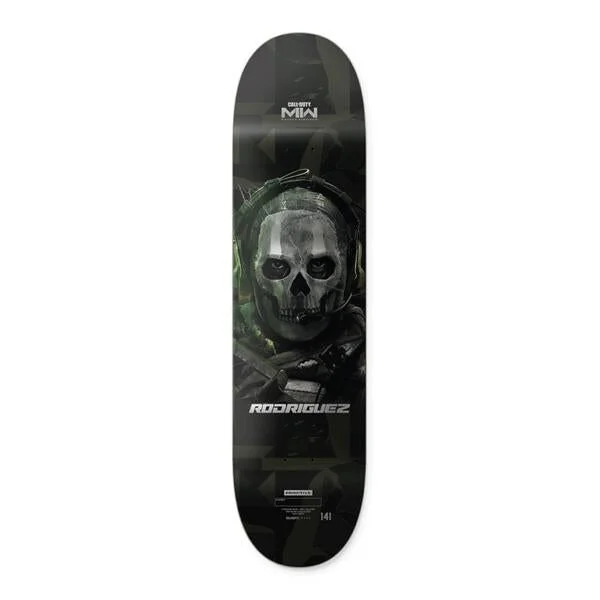 Lightweight Skateboard Deck-Primitive Rodriguez Ghost Skateboard Deck Black 8.125"