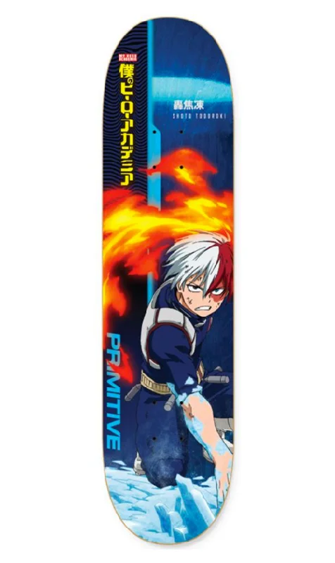 Skateboard Deck with Innovative Design-Primitive x My Hero Academia Shoto Todoroki Deck 8.125in