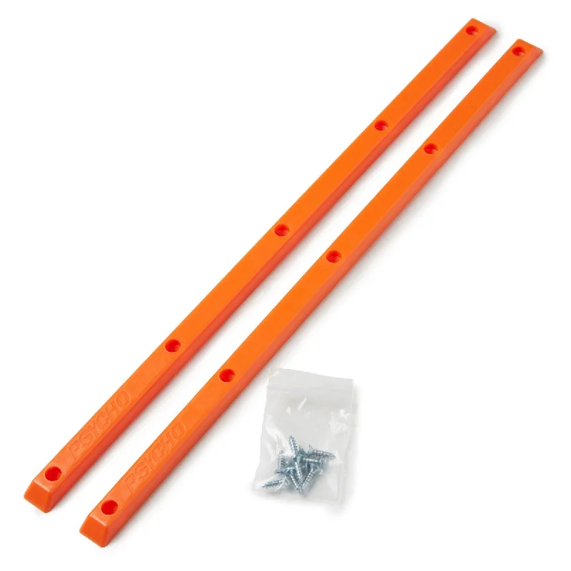 Reinforced Base Skateboard Rails-Psycho Skateboard Rails - Orange