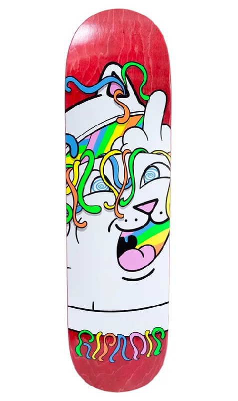 Skateboard Deck with Enhanced Durability-Rip N Dip Acid Playdo Deck 8.0in