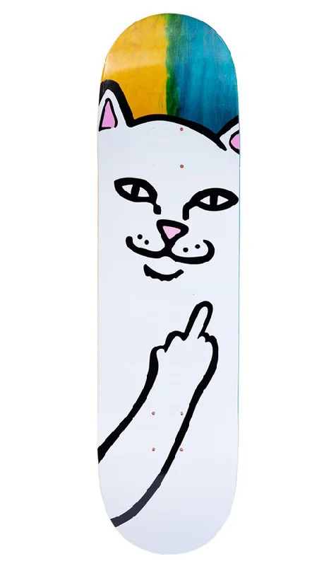 Skateboard Deck with Maple Wood-Rip N Dip Lord Nermal Multi Coloured Deck 8.0in