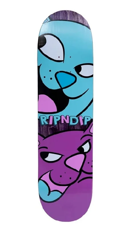 Skateboard Deck with Abstract Patterns-Rip N Dip Pop Nerm Deck Multi Coloured Deck 8.25in