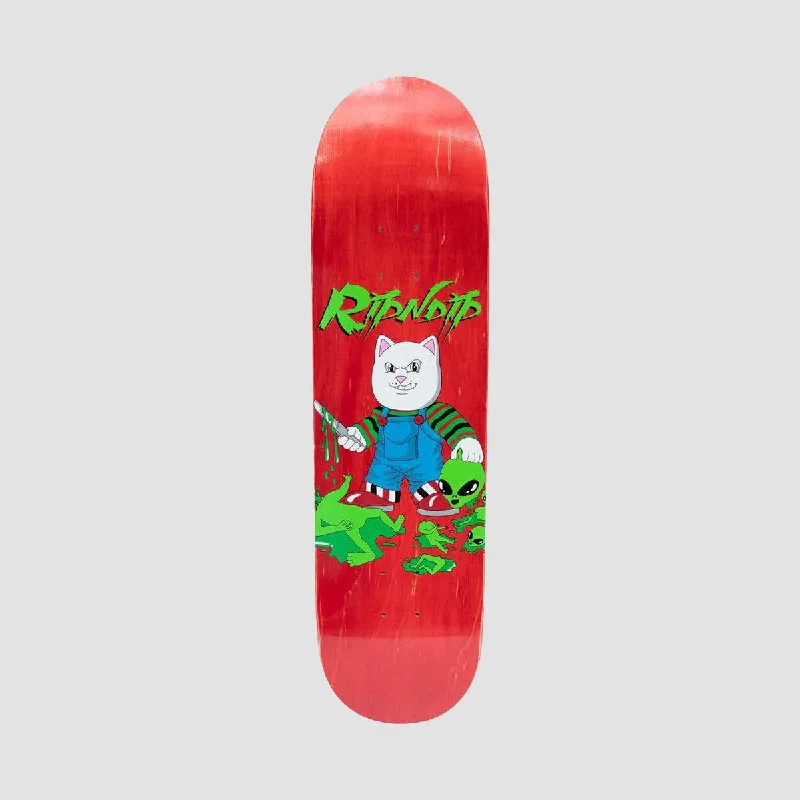 Skateboard Deck for Freeriding-RIPNDIP Childs Play Skateboard Deck Red - 8.5"