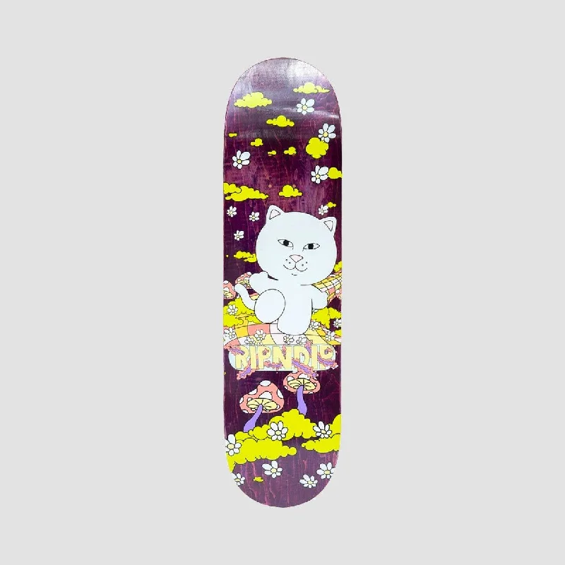 Downhill Skateboard Deck-Ripndip Day Tripper Skateboard Deck Purple - 8.25"