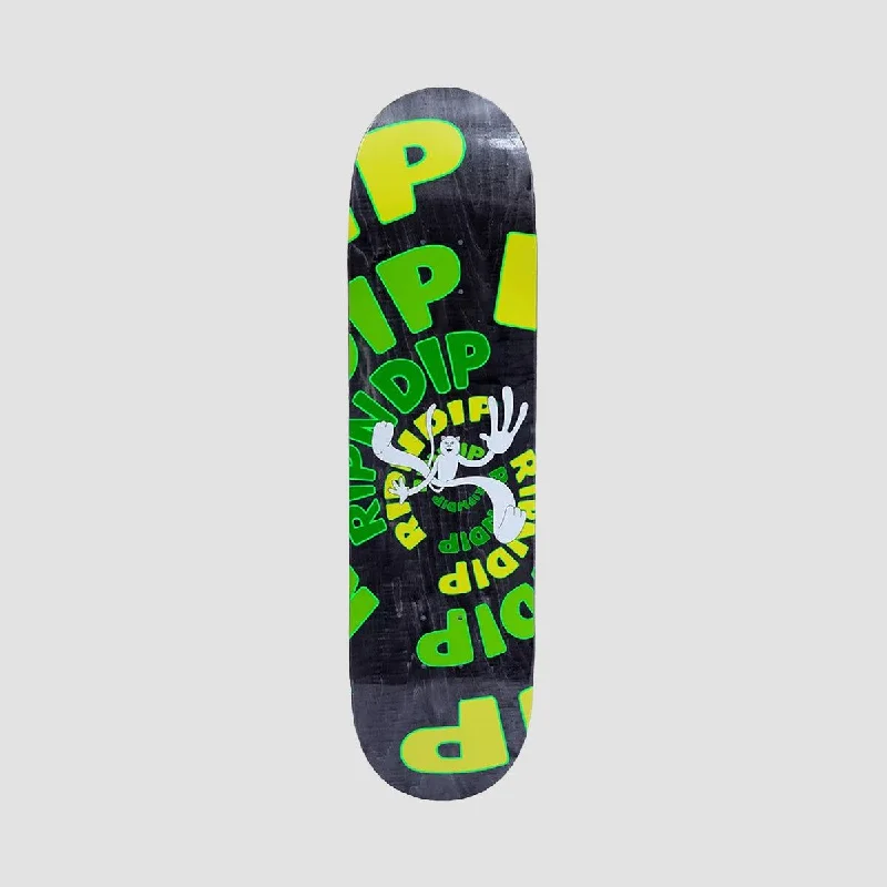 Trick Skateboard Deck-RIPNDIP Descendant Skateboard Deck Black - 8.5"