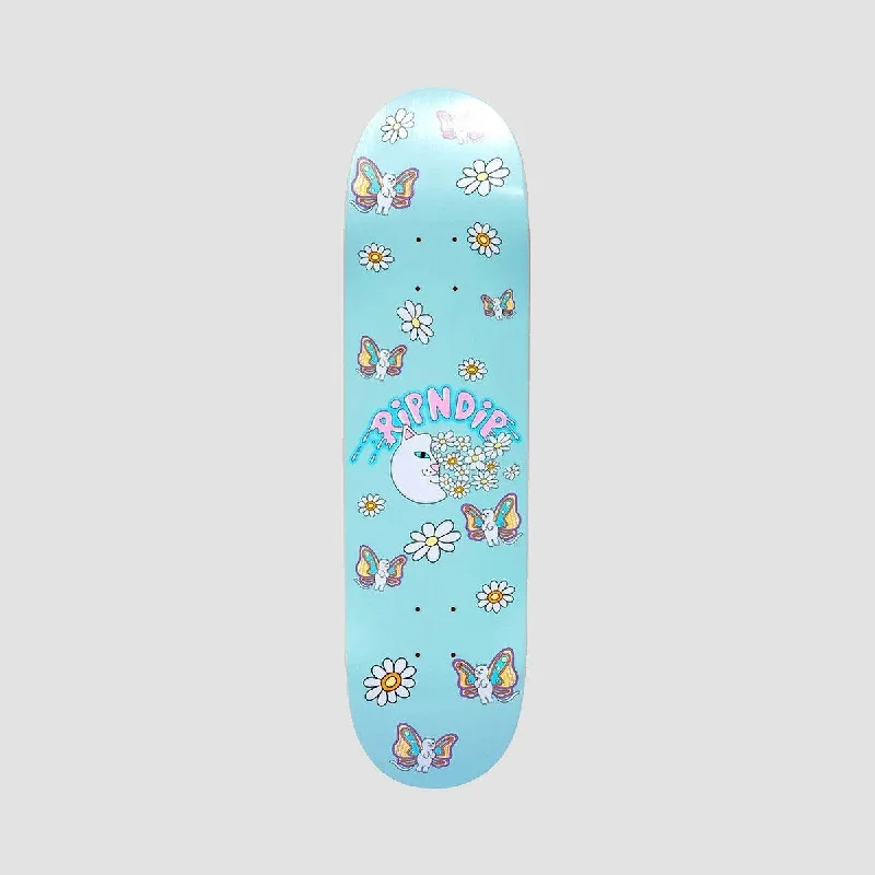 Skateboard Deck with Water-Resistant Finish-Ripndip Floating Skateboard Deck Blue - 8.5"