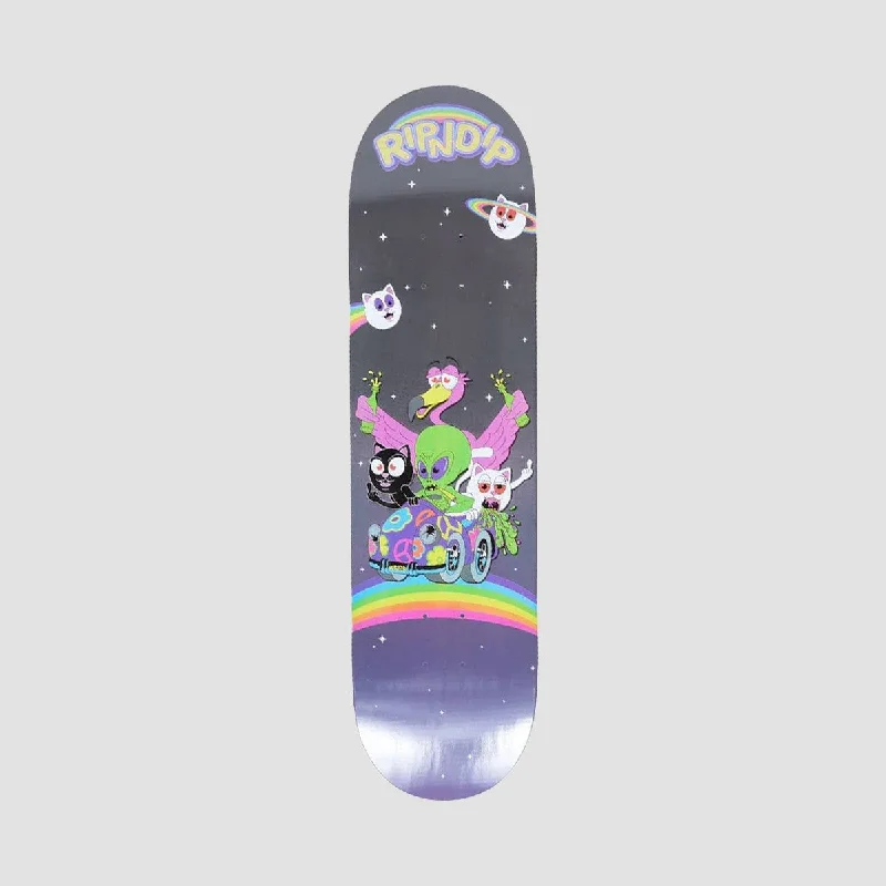 Skateboard Deck with Medium Concave-RIPNDIP Friends Forever Skateboard Deck Black - 8.25"