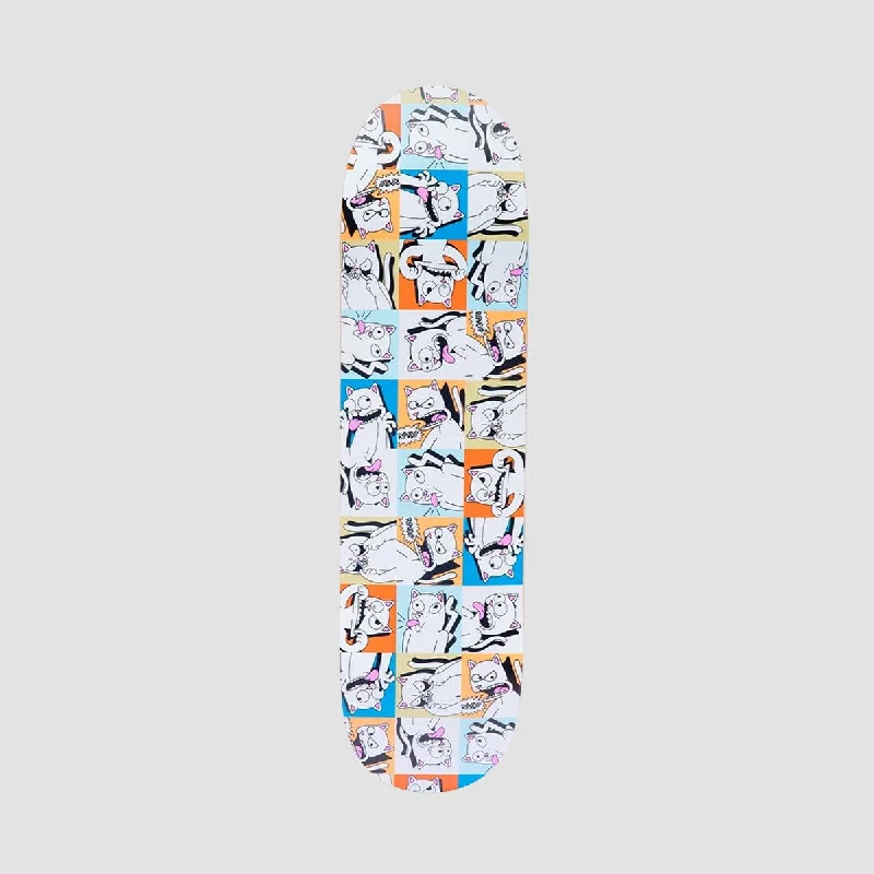 Skateboard Deck for Skateboard Collectors-Ripndip Frustration Skateboard Deck Multi - 8.5"