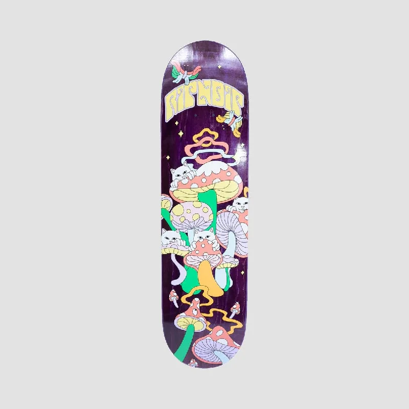 Skateboard Deck for Action Sports Lovers-Ripndip Homegrown Treats Skateboard Deck Purple - 8.5"