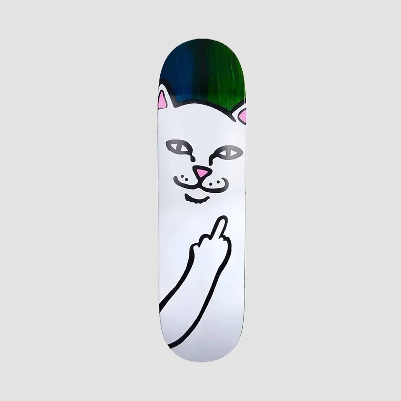 Skateboard Deck with Low Maintenance-RIPNDIP Lord Nerm Skateboard Deck Green/Blue - 8.5"