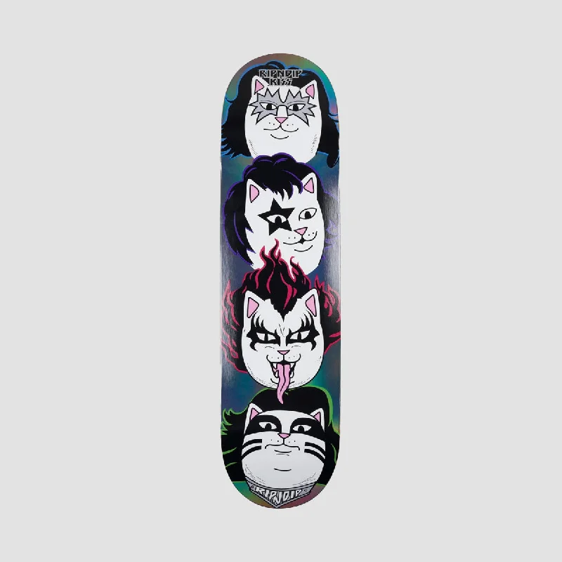 Skateboard Deck for Extreme Trick Riding-Ripndip Made For Lovin Skateboard Deck Black - 8.25"