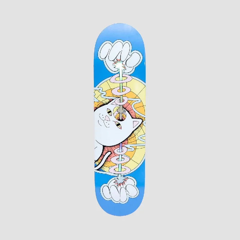 Skateboard Deck with Eco-Friendly Materials-Ripndip Mind Control Skateboard Deck Blue - 8.5"