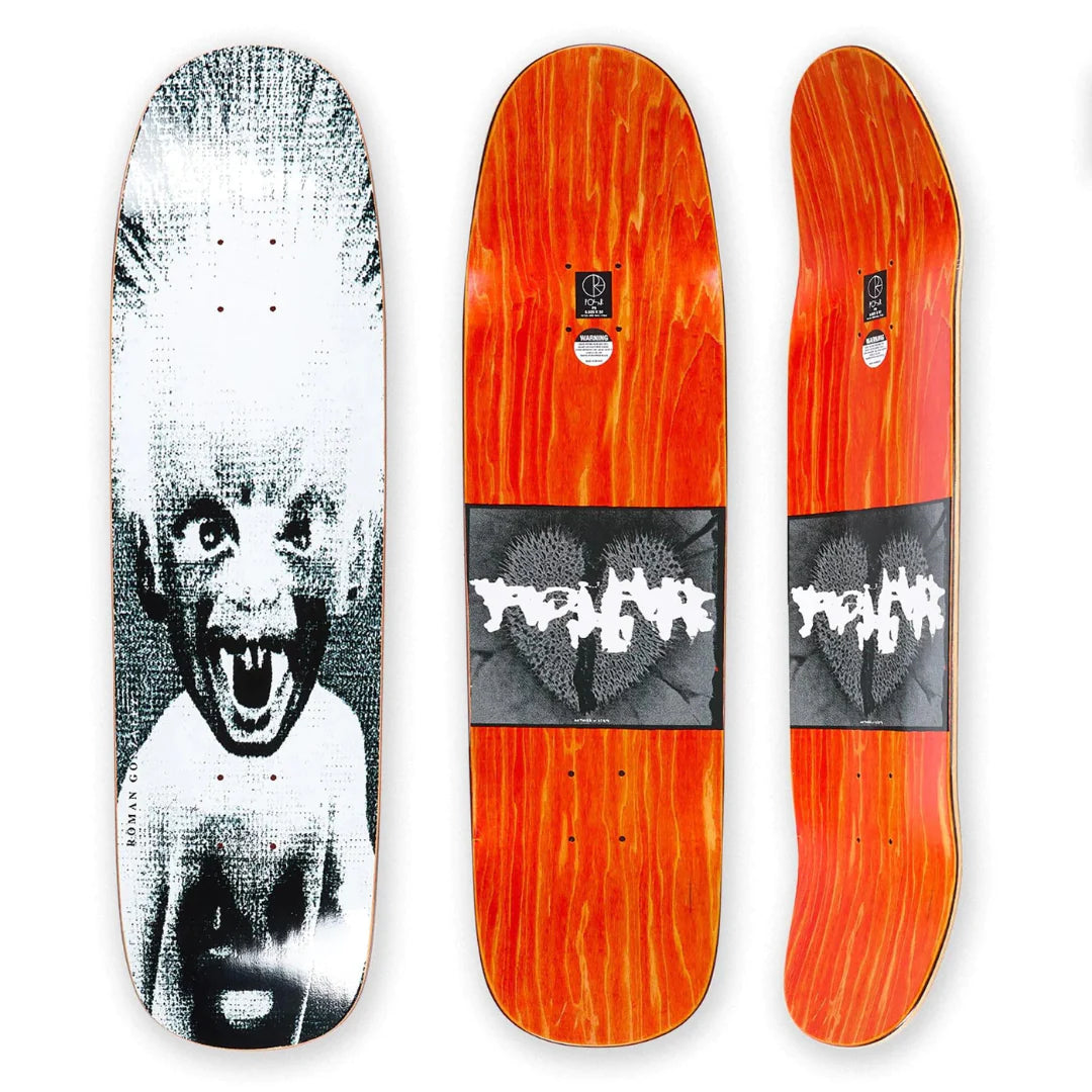 Skateboard Deck with Reinforced Edges-Roman Gonzales Demon Child | 8.625"