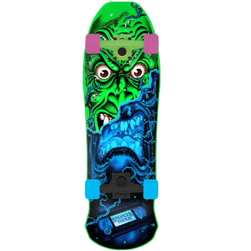 Skateboard for Casual Riders-Santa Cruz 31" Stranger Things Roskopp Cruiser 9.5"