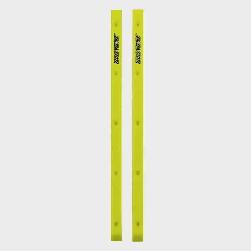 Skateboard Rails With Unique Features-Santa Cruz - Slimline Rails - Neon Yellow