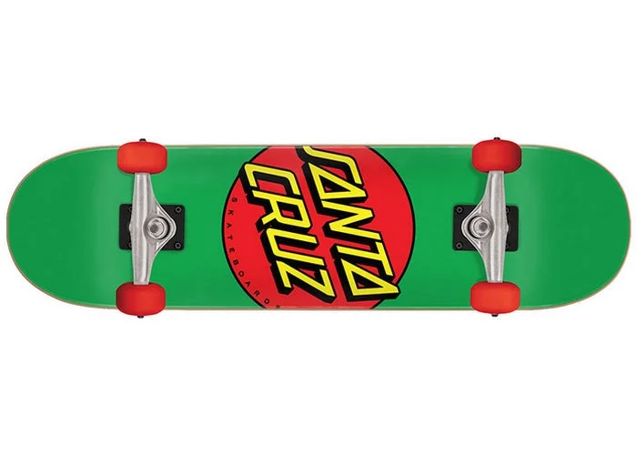 Skateboard for Controlled Slides-Santa Cruz Classic Dot 7.8" Complete Skateboard