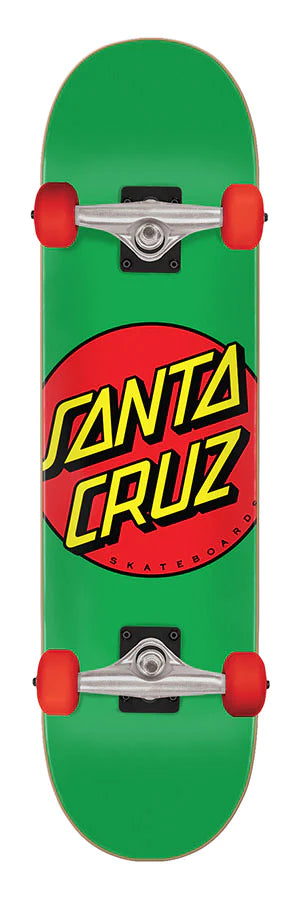 Skateboard with Wide Trucks-SANTA CRUZ Classic Dot Mid 7.8 Skateboard Complete