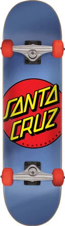 Skateboard for Cruisers-Santa Cruz Classic Dot Complete Skateboard Blue - 8"