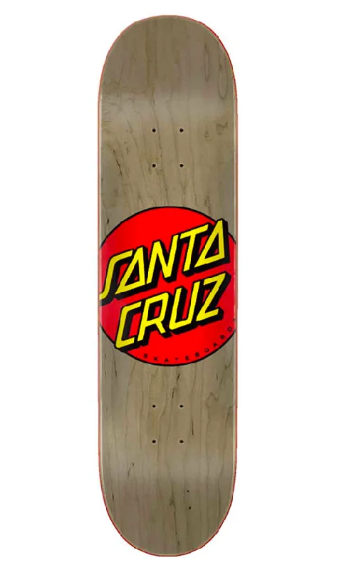 Adults' Skateboard Deck-Santa Cruz Classic Dot Deck 8.375in