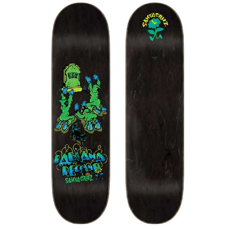 Skateboard Deck with Shock Absorption-Santa Cruz Delfino Ego Pro Skateboard Deck 8.25"