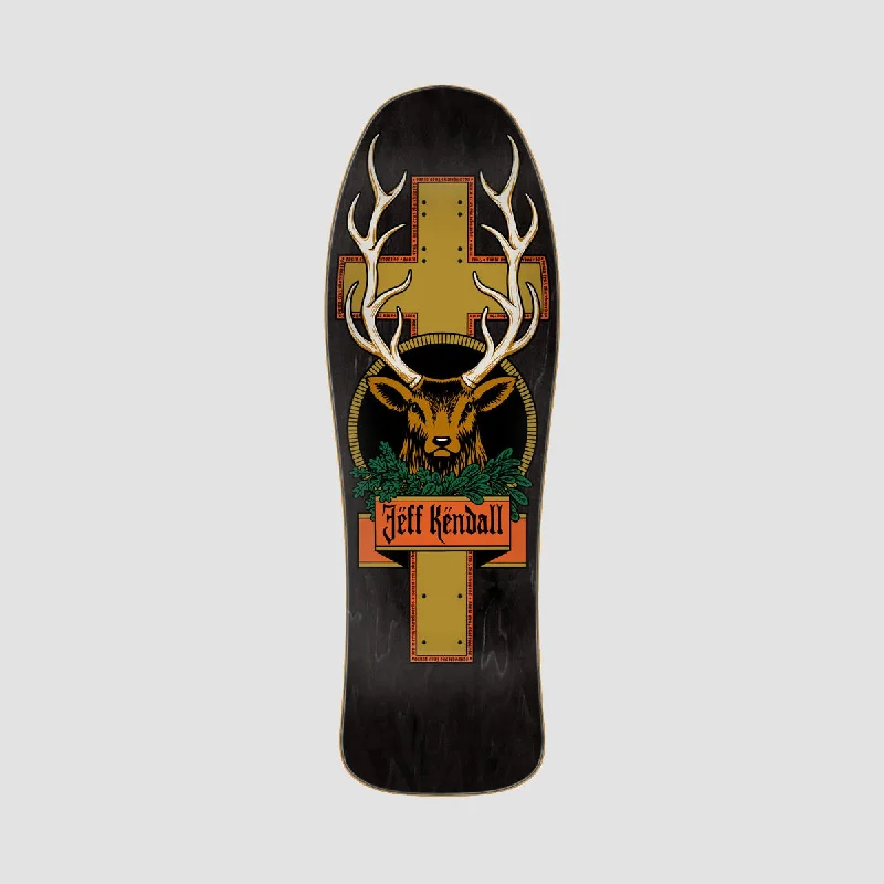 Skateboard Deck with Strong Grip Tape-Santa Cruz Jagermeister Kendall Deer Reissue Skateboard Deck - 10.18"