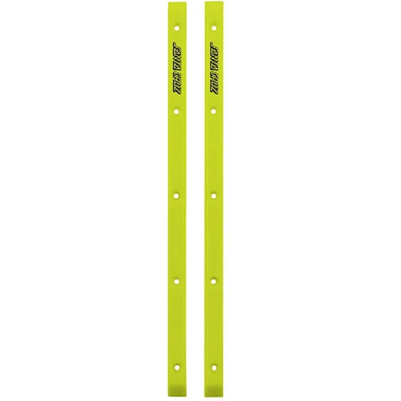 Premium Skateboard Rails-Santa Cruz Rails Slimline Neon Yellow