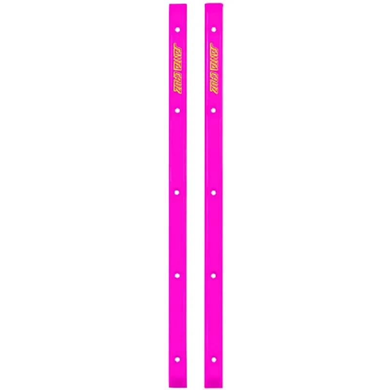 Easy-To-Install Skateboard Rails-Santa Cruz Rails Slimline Pink