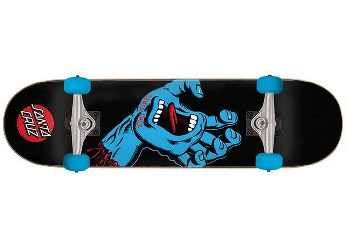 Skateboard for Beginners Training-Santa Cruz Screaming Hand 8.0" Complete Skateboard