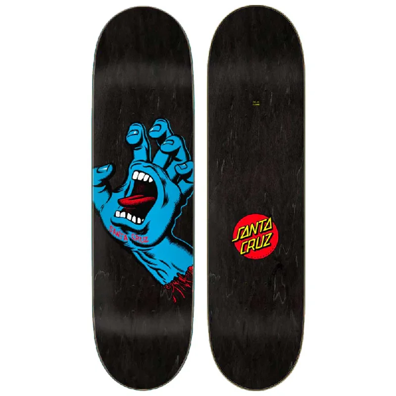 Skateboard Deck for Gravity Sports-Santa Cruz Screaming Hand Skateboard Deck 8.6"