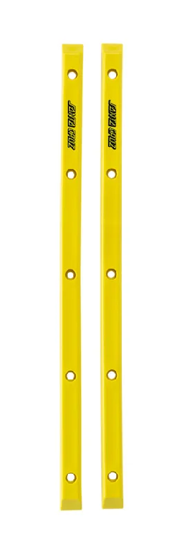 Weather-Resistant Skateboard Rails-SANTA CRUZ - Slimline Rails Neon Yellow