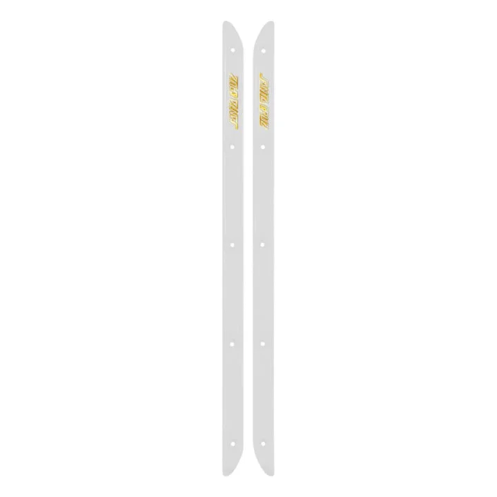 Kids Skateboard Rails-Santa Cruz Slimline Rails HSR - White