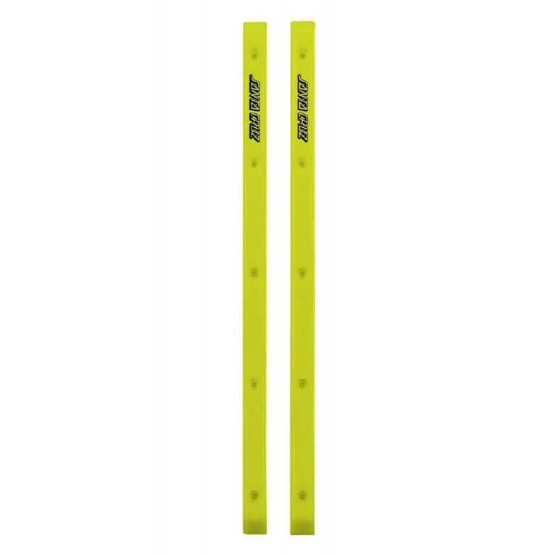 Great Value Skateboard Rails-Santa Cruz Slimline Skateboard Rails Neon Yellow