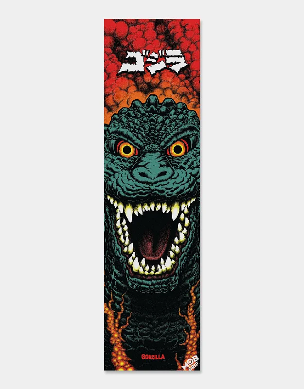 Durable Skateboard Grip Tape-Santa Cruz x Godzilla Destroyer 9" Graphic Grip Tape Sheet