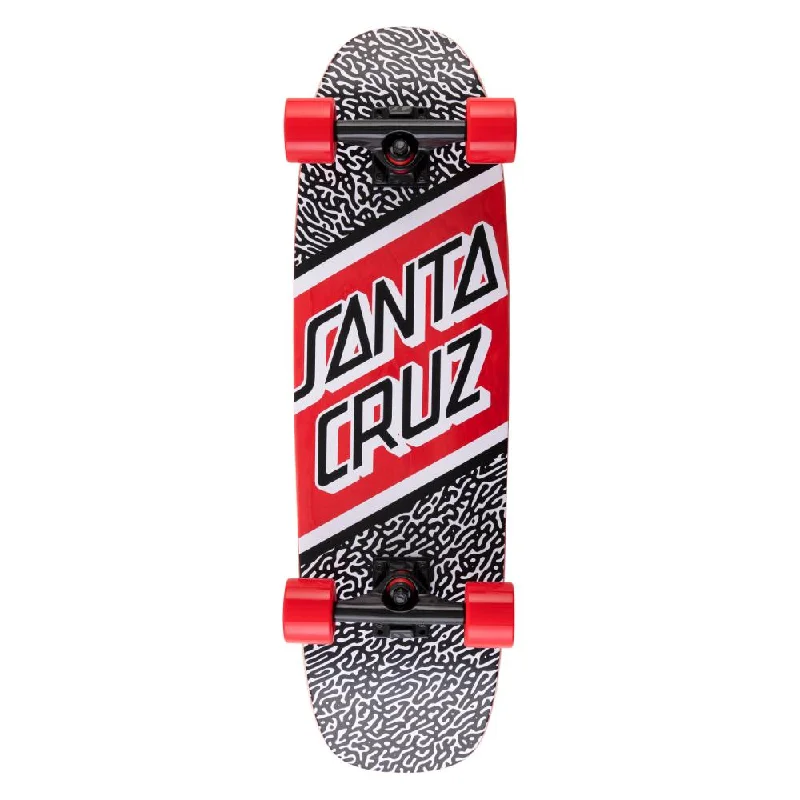 Skateboard with Adjustable Wheels-Santa Cruzer Amoeba Complete Skateboard - 8.4"