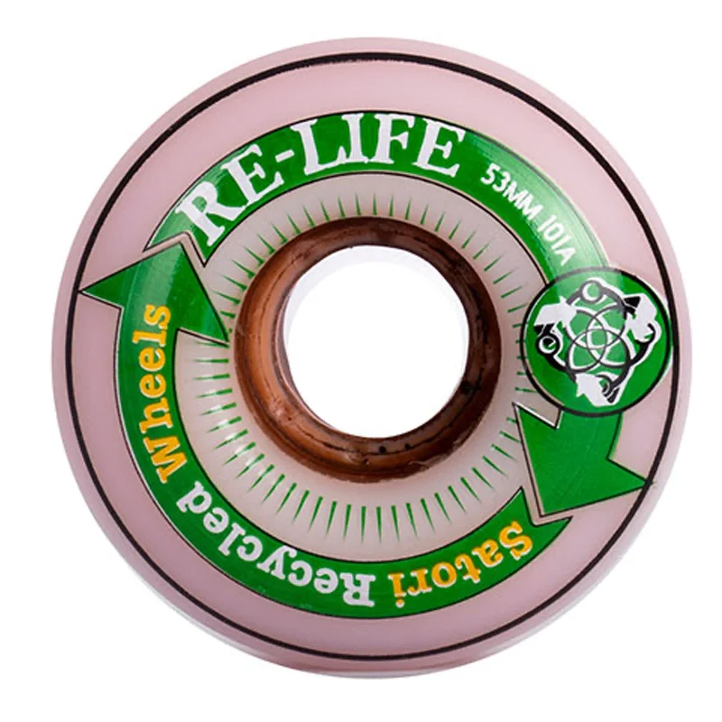 Skateboard Wheels for Tight Turns-Satori Relife Recycled Wheels 101a (53mm)