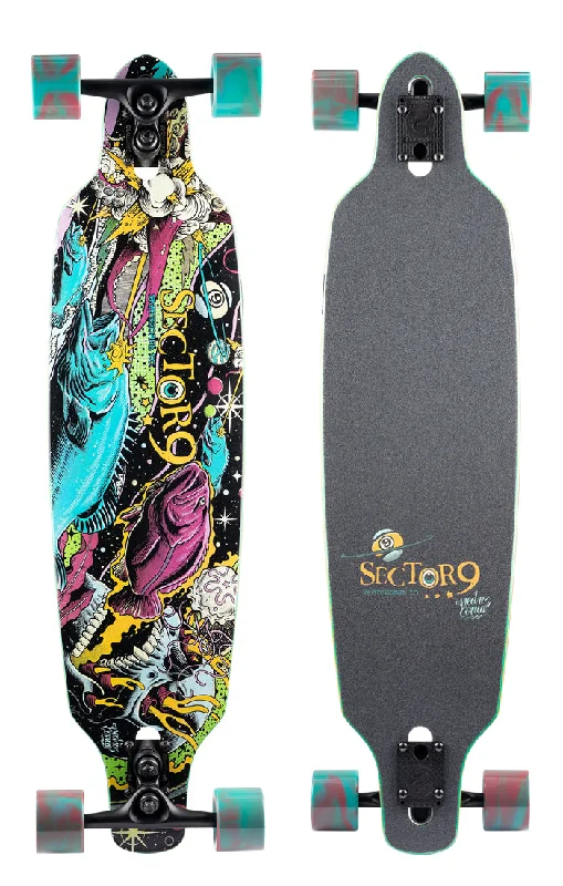 Skateboard for Skateboarding Enthusiasts-Sector 9  Fractal Battle Complete - 36.0"