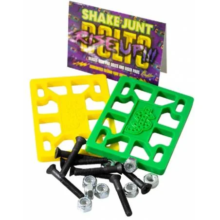 Skateboard Hardware With Secure Lock-Shake Junt Beagle Rise Up - 1.25'' Phillips