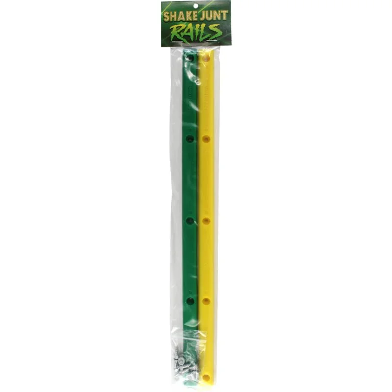 High-Performance Skateboard Rails-Shake Junt Green/Yellow Sakateboard Rails 1pr