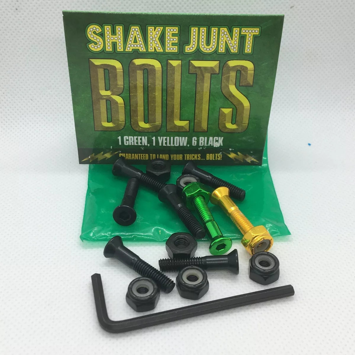 Premium Grade Skateboard Hardware-Shake Junt - Hardware 1" Allen Bolts