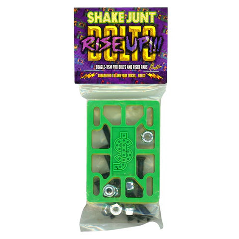 Skateboard Hardware With Heavy Base-Shake Junt Rise Up Hardware And Riser Set (1.25)