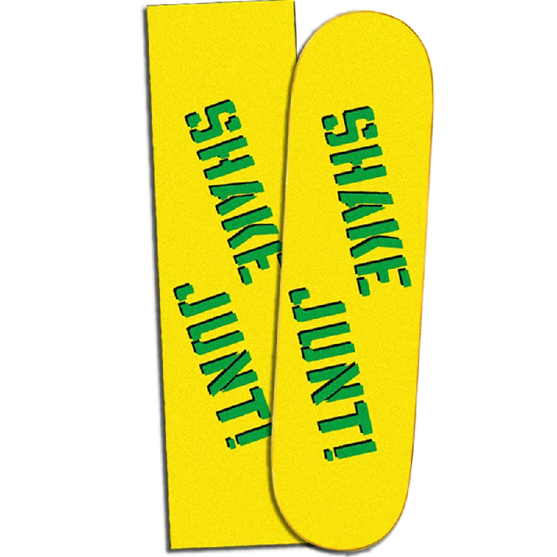 Skateboard Grip Tape with Graphics-Shake Junt Spray Griptape Yellow / Green