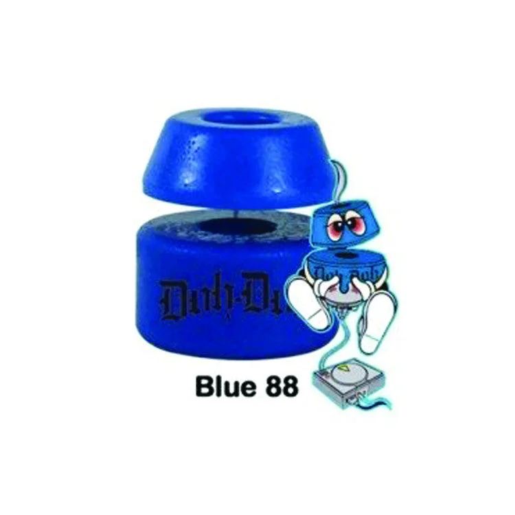 Rustproof Skateboard Hardware-Shortys Doh Doh 88A Blue Bushings